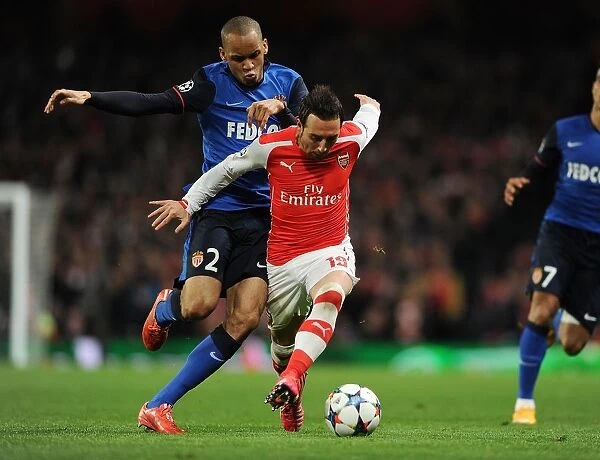 Clash of Midfield Maestros: Cazorla vs Fabinho in Arsenal's UEFA Champions League Battle against Monaco