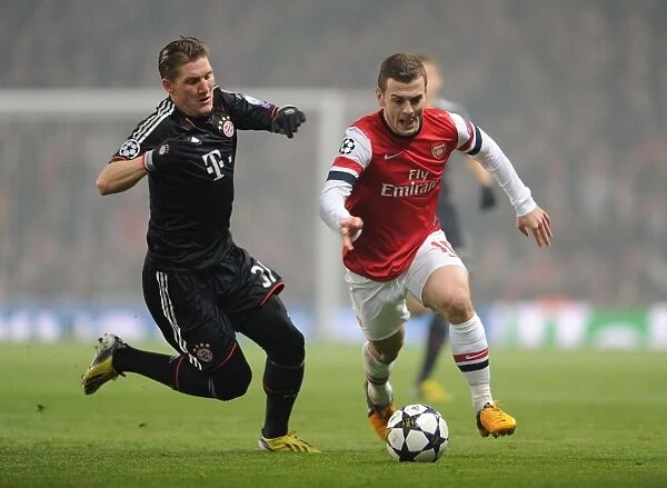 Clash of Midfield Maestros: Jack Wilshere vs Bastian Schweinsteiger (Arsenal v Bayern Munich, 2013 Champions League)