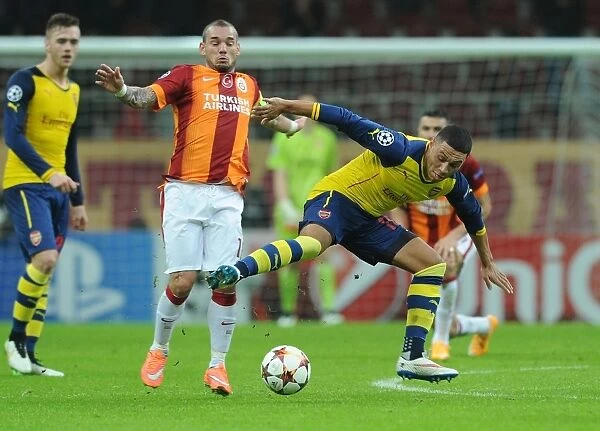 Clash of the Midfield Maestros: Oxlade-Chamberlain vs. Sneijder (Galatasaray vs. Arsenal, UCL 2014 / 15)
