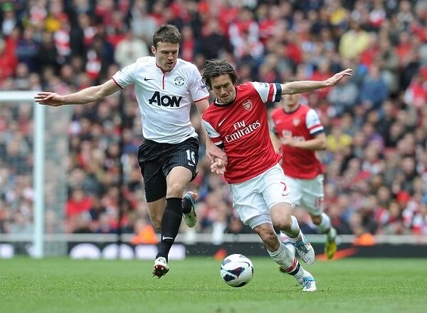 Clash of Midfield Maestros: Rosicky vs Carrick (Arsenal vs Manchester United, 2012-13)
