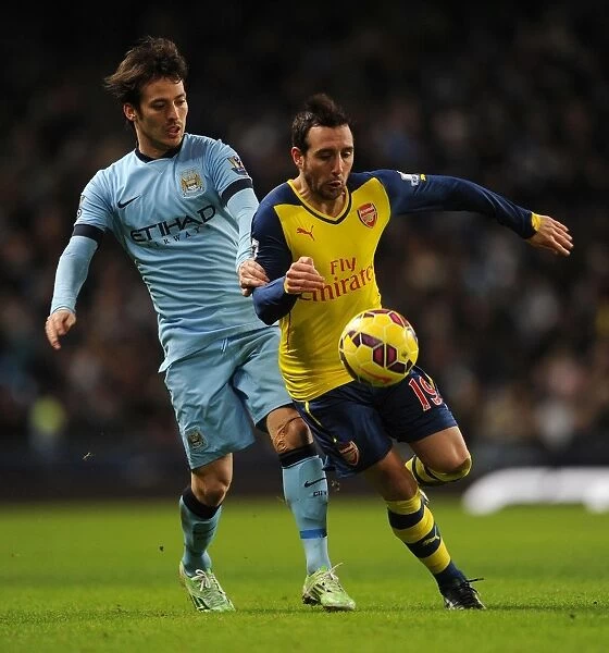 Clash of Midfield Maestros: Santi Cazorla vs. David Silva (Manchester City vs. Arsenal, 2014-15)