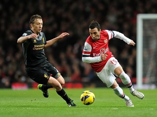 Clash of Midfield Maestros: Santi Cazorla vs. Lucas Leiva (Arsenal vs. Liverpool, 2012-13)