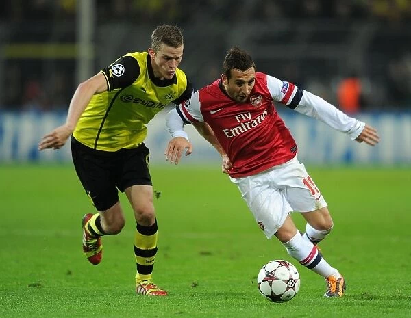 Clash of Midfield Maestros: Santi Cazorla vs. Sven Bender (Borussia Dortmund vs. Arsenal, UEFA Champions League, 2013)