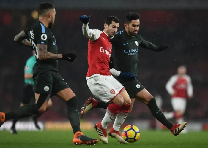 Framed Print : Clash of Midfield Talents: Mkhitaryan vs. Gundogan - Arsenal vs. Manchester City Framed Print : Clash of Midfield Talents: Mkhitaryan vs. Gundogan - Arsenal vs. Manchester City