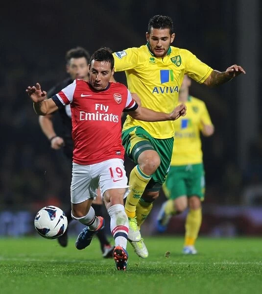 Clash of Midfield Talents: Santi Cazorla vs. Bradley Johnson (Norwich City vs. Arsenal, 2012-13)