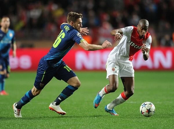 Clash of Midfield Titans: Ramsey vs. Kondogbia - Monaco vs. Arsenal, UEFA Champions League 2015