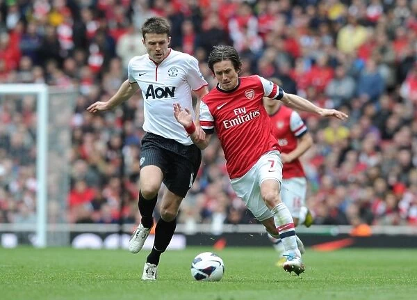 Clash of Midfield Titans: Rosicky vs Carrick (Arsenal vs Manchester United, 2012-13)