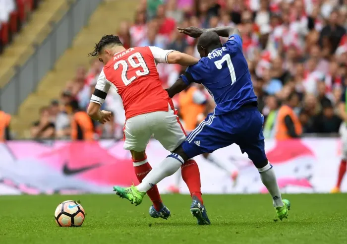 Framed Print : Clash of Midfield Titans: Xhaka vs. Kante - Arsenal v Chelsea FA Cup Final Framed Print : Clash of Midfield Titans: Xhaka vs. Kante - Arsenal v Chelsea FA Cup Final