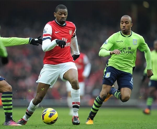 Clash of Midfielders: Abou Diaby vs Fabian Delph (Arsenal vs Aston Villa, 2012-13)