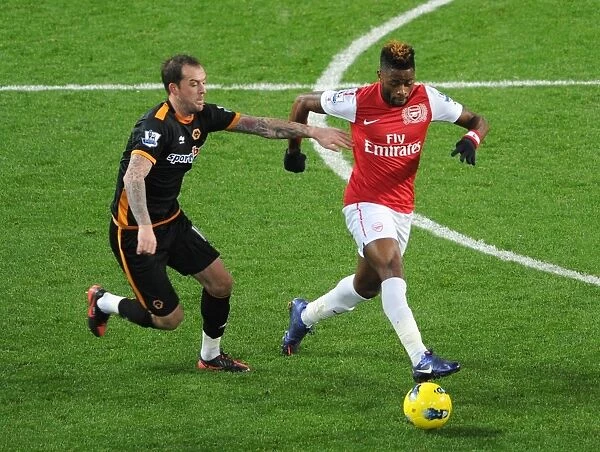 Clash of Midfielders: Alex Song vs. Steven Fletcher - Arsenal vs. Wolverhampton Wanderers, Premier League, 2011