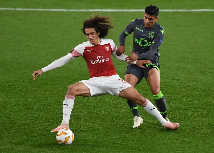 Framed Print : Clash of Midfielders: Guendouzi vs Montero in Arsenal's Europa League Battle Framed Print : Clash of Midfielders: Guendouzi vs Montero in Arsenal's Europa League Battle