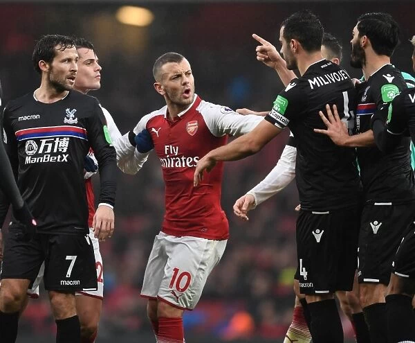 Clash of Midfielders: Jack Wilshere vs. Luca Milivojevic - Arsenal v Crystal Palace, Premier League