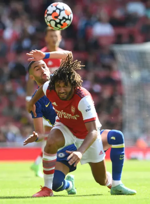 Framed Print : Clash of Minds: Arsenal vs. Chelsea - Elneny vs. Ziyech at the Emirates Framed Print : Clash of Minds: Arsenal vs. Chelsea - Elneny vs. Ziyech at the Emirates