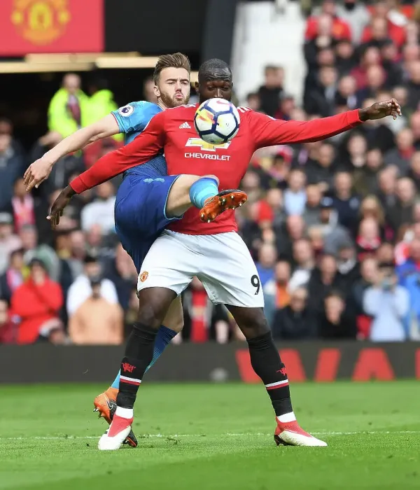 Framed Print : Clash at Old Trafford: Chambers vs. Lukaku - Manchester United vs. Arsenal, Premier League 2017-18 Framed Print : Clash at Old Trafford: Chambers vs. Lukaku - Manchester United vs. Arsenal, Premier League 2017-18