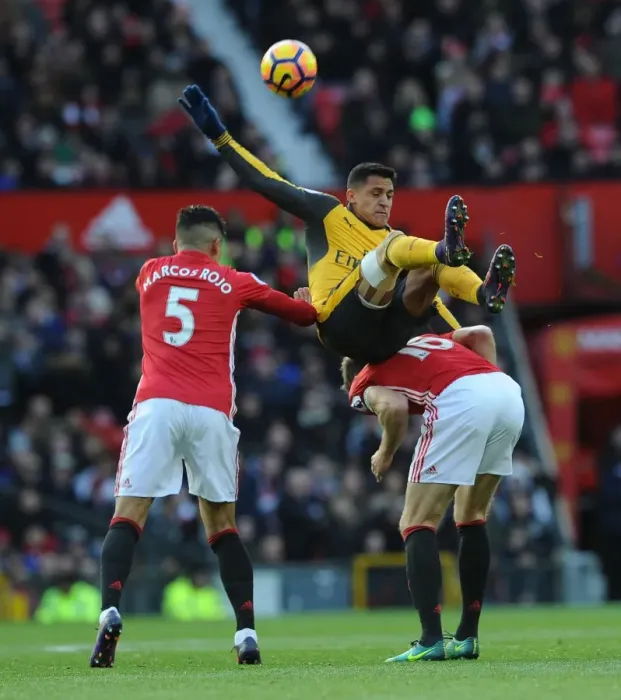 Framed Print : Clash at Old Trafford: Manchester United vs. Arsenal, Premier League 2016-17 Framed Print : Clash at Old Trafford: Manchester United vs. Arsenal, Premier League 2016-17
