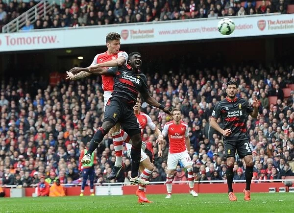 Clash of the Past and Present: Giroud vs. Toure, Arsenal vs. Liverpool, 2014-15