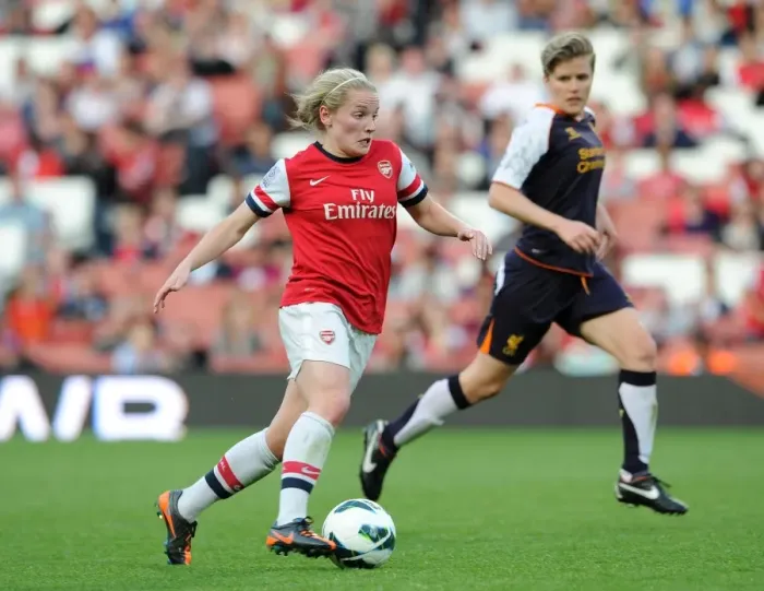Framed Print : Clash on the Pitch: Ki Little vs. Katrin Omarsdottir - FA WSL Rivalry (Arsenal Ladies vs. Liverpool LFC - 2013) Framed Print : Clash on the Pitch: Ki Little vs. Katrin Omarsdottir - FA WSL Rivalry (Arsenal Ladies vs. Liverpool LFC - 2013)