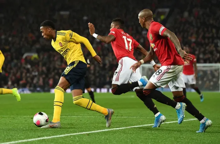 Framed Print : Clash of the Reds and Gunners: Premier League Showdown (September 2019) - Manchester United vs Arsenal