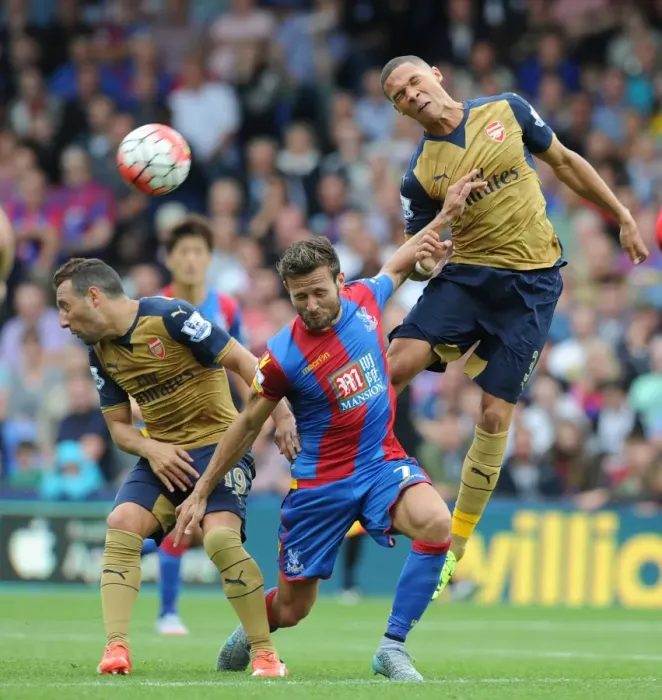Framed Print : Clash at Selhurst Park: Arsenal vs. Crystal Palace, Premier League 2015-16 - Intense Rivalry on the Football Field Framed Print : Clash at Selhurst Park: Arsenal vs. Crystal Palace, Premier League 2015-16 - Intense Rivalry on the Football Field