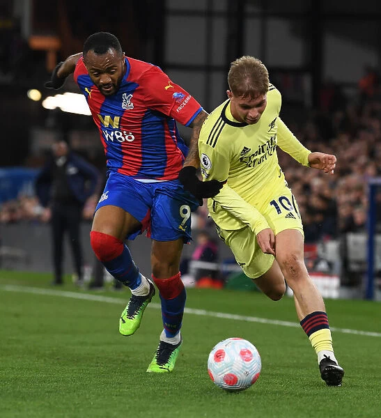 Clash at Selhurst Park: Emile Smith Rowe vs Jordan Ayew in the Premier League Battle between Crystal Palace and Arsenal