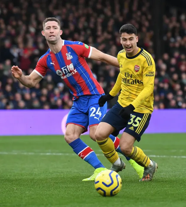 Framed Print : Clash at Selhurst Park: Gabriel Martinelli vs. Gary Cahill - Crystal Palace vs. Arsenal, Premier League 2019-2020 Framed Print : Clash at Selhurst Park: Gabriel Martinelli vs. Gary Cahill - Crystal Palace vs. Arsenal, Premier League 2019-2020