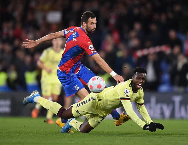 Clash at Selhurst Park: Nketiah vs Milivojevic in Premier League Showdown between Crystal Palace and Arsenal