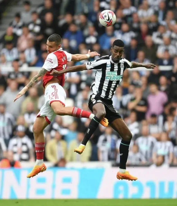 Framed Print : Clash at St. James Park: Arsenal vs. Newcastle United - Premier League 2022-23 Framed Print : Clash at St. James Park: Arsenal vs. Newcastle United - Premier League 2022-23