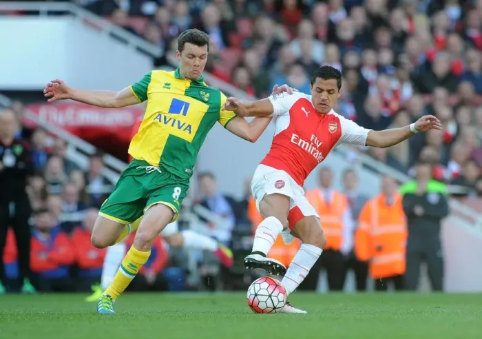 Framed Print : Clash of Stars: Alexis Sanchez vs. Jonny Howson in Arsenal's Battle Against Norwich Framed Print : Clash of Stars: Alexis Sanchez vs. Jonny Howson in Arsenal's Battle Against Norwich