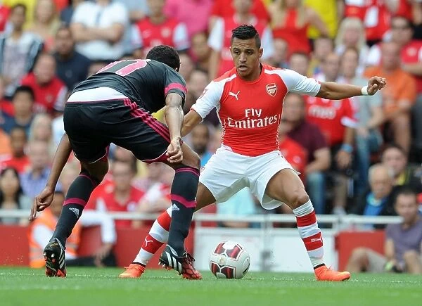 Clash of Stars: Alexis Sanchez vs Cesar at the Emirates Cup