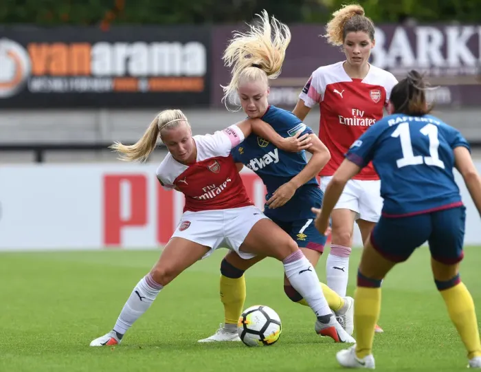 Framed Print : Clash of Stars: Beth Mead vs. Alisha Lehmann in Arsenal Women vs. West Ham United Women Framed Print : Clash of Stars: Beth Mead vs. Alisha Lehmann in Arsenal Women vs. West Ham United Women