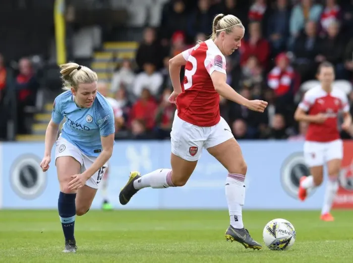 Framed Print : Clash of Stars: Beth Mead vs. Lauren Hemp in Arsenal Women vs. Manchester City Women