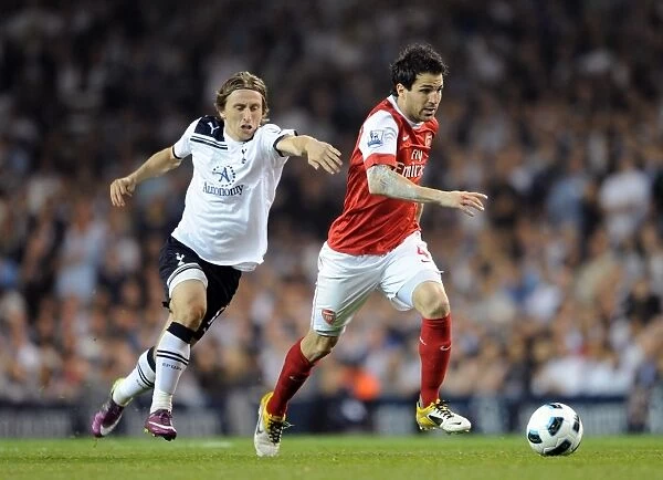 Clash of Stars: Fabregas vs. Modric in the Intense 3-3 Battle at White Hart Lane (BPL, 2011)