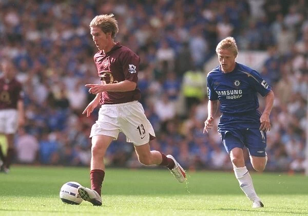 Clash of Stars: Hleb vs. Duff in the Battle of the Bridge: Chelsea 1-0 Arsenal, FA Premier League, 2005