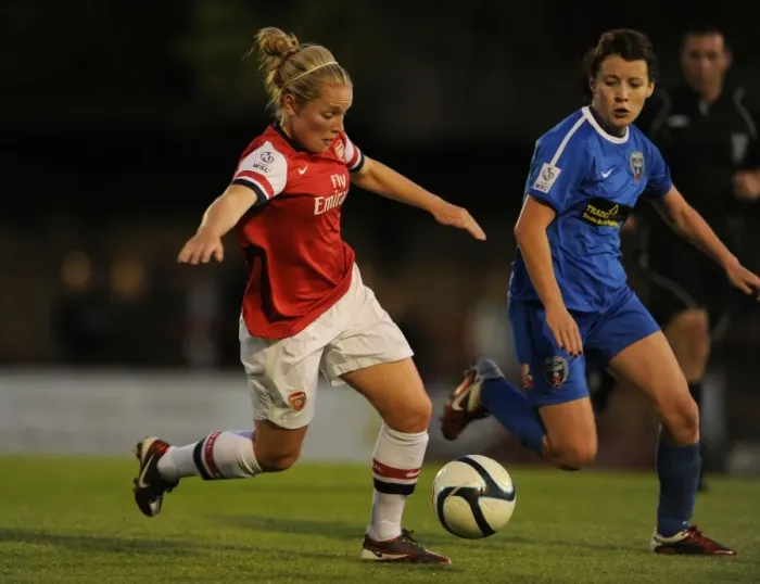 Framed Print : Clash of Stars: Kim Little vs. Angharad James in FA WSL Showdown Framed Print : Clash of Stars: Kim Little vs. Angharad James in FA WSL Showdown