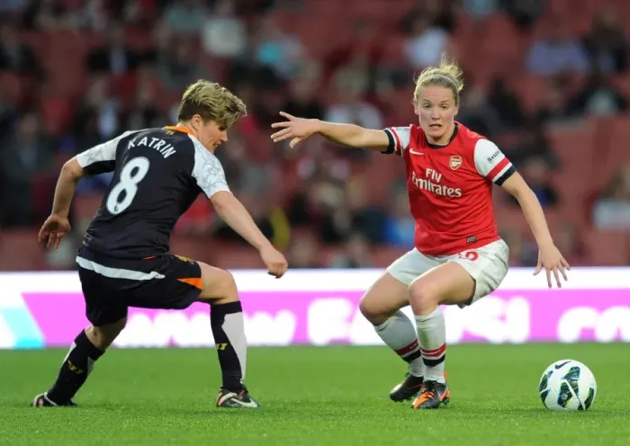 Framed Print : Clash of Stars: Kim Little vs. Katrin Omarsdottir - Arsenal Ladies FC vs. Liverpool Ladies FC, FA WSL Framed Print : Clash of Stars: Kim Little vs. Katrin Omarsdottir - Arsenal Ladies FC vs. Liverpool Ladies FC, FA WSL