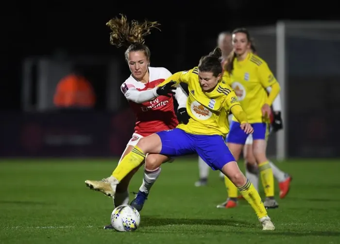Framed Print : Clash of Stars: Lia Walti vs. Hayley Ladd in FA WSL Continental Tyres Cup Match