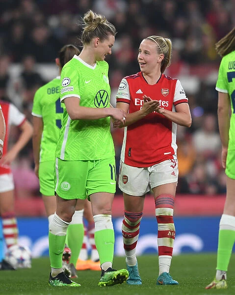 Clash of Stars: Mead vs. Popp in Arsenal Women's UEFA Champions League Quarterfinals