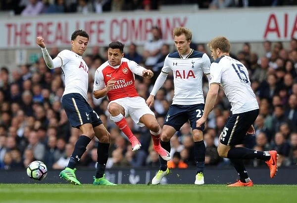 Clash of Stars: Sanchez vs. Alli, Eriksen, and Dier - Tottenham vs. Arsenal, Premier League 2016-17