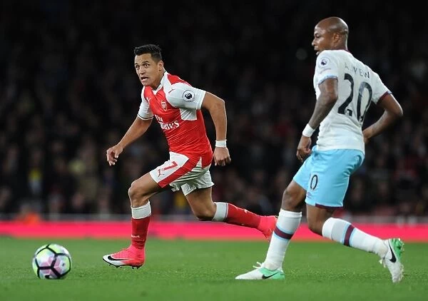 Clash of Stars: Sanchez vs. Ayew in Arsenal's Battle Against West Ham