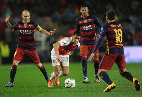 Clash of Stars: Sanchez vs. Iniesta & Alba - Barcelona vs. Arsenal, UEFA Champions League
