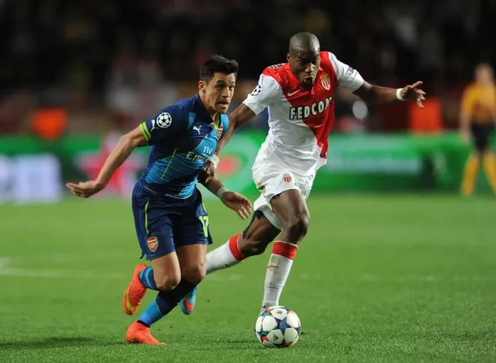 Framed Print : Clash of Stars: Sanchez vs. Kondogbia - Monaco vs. Arsenal, UEFA Champions League Round of 16 Framed Print : Clash of Stars: Sanchez vs. Kondogbia - Monaco vs. Arsenal, UEFA Champions League Round of 16