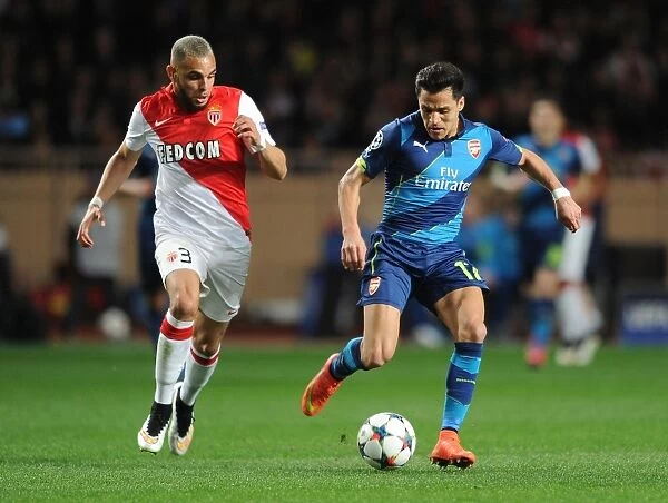 Clash of Stars: Sanchez vs. Kurzawa in Monaco-Arsenal UEFA Champions League Showdown