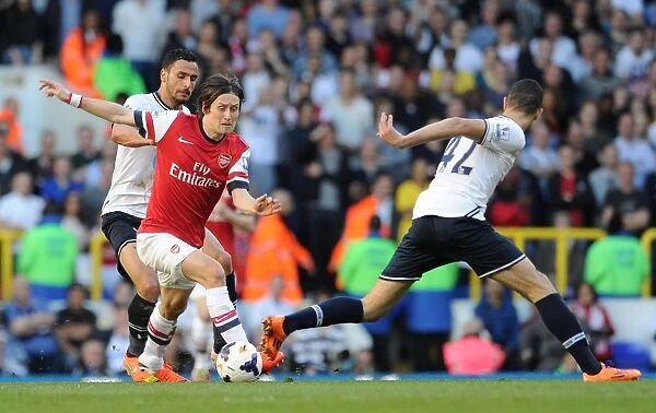 Clash of Talents: Rosicky vs Chadli, Bentaleb - Tottenham vs Arsenal, Premier League 2013-14