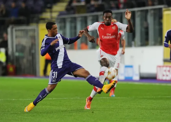 Framed Print : Clash of Talents: Welbeck vs. Tielemans in the UEFA Champions League Framed Print : Clash of Talents: Welbeck vs. Tielemans in the UEFA Champions League