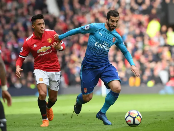 Framed Print : Clash of the Former Teammates: Mkhitaryan vs. Sanchez - Manchester United vs. Arsenal, Premier League 2017-18 Framed Print : Clash of the Former Teammates: Mkhitaryan vs. Sanchez - Manchester United vs. Arsenal, Premier League 2017-18