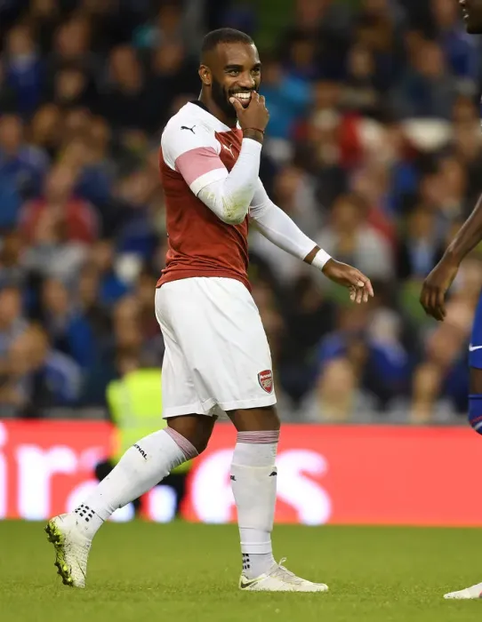 Framed Print : Clash of the Titans: Alex Lacazette Goes Head-to-Head with Chelsea in Arsenal's 2018 Pre-Season Showdown Framed Print : Clash of the Titans: Alex Lacazette Goes Head-to-Head with Chelsea in Arsenal's 2018 Pre-Season Showdown
