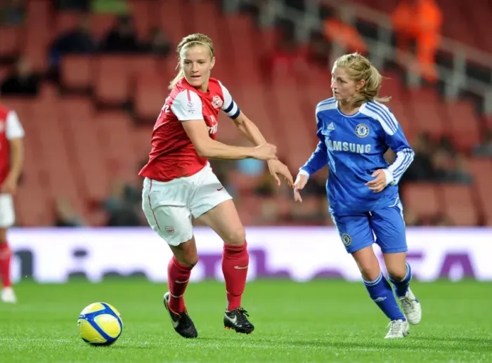 Framed Print : Clash of Titans: Arsenal Ladies vs. Chelsea - A Women's Super League Showdown