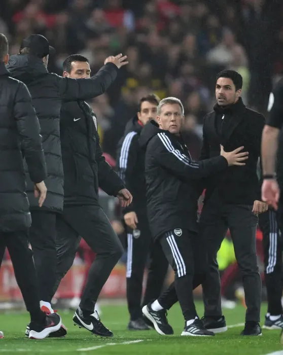 Framed Print : Clash of Titans: Arteta vs. Klopp - Premier League 2021-22: A Battle of Football Giants