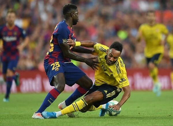 Clash of Titans: Aubameyang vs. Umtiti - FC Barcelona vs. Arsenal (2019)