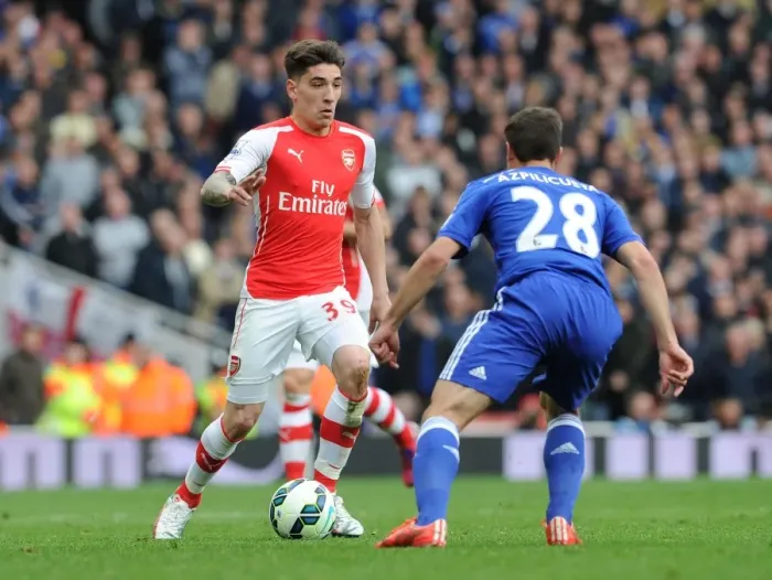 Framed Print : Clash of the Titans: Bellerin vs Azpilicueta - Arsenal vs Chelsea Showdown (2014 / 15)